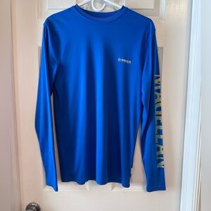 Magellan Outdoors Long Sleeve Performance Fishing Shirt Blue